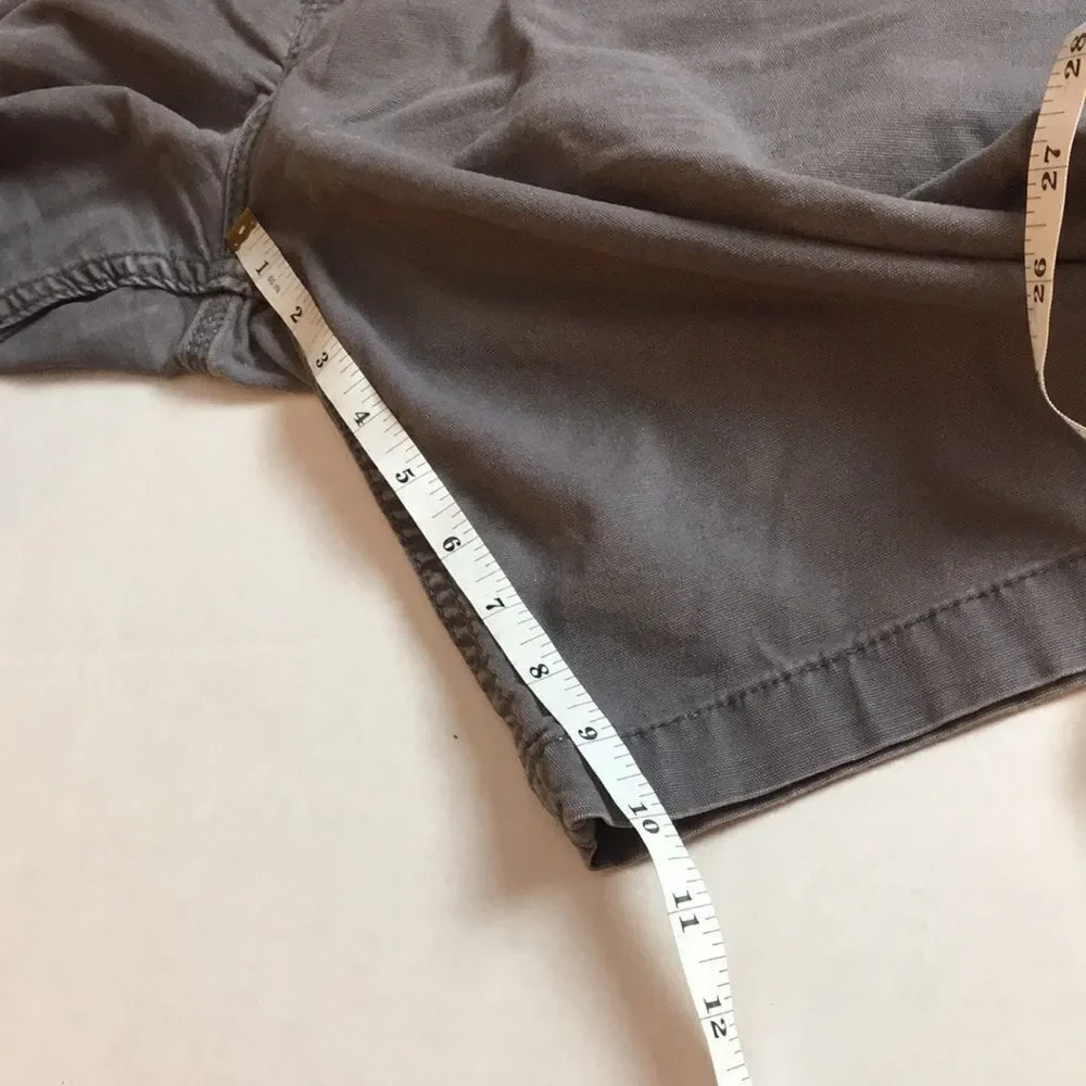Carhartt Gray Cargo Relaxed Fit Cotton Shorts Size 42